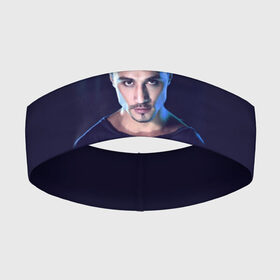 Повязка на голову 3D с принтом Дима Билан в Курске,  |  | Тематика изображения на принте: актер | билан | дима | певец