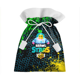 Подарочный 3D мешок с принтом Sprout Brawl Stars в Курске, 100% полиэстер | Размер: 29*39 см | brawl | brawl stars | sprout | бравл | бравл старс | росток | спраут | спраут brawl stars | спроут