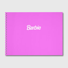 Альбом для рисования с принтом Barbie в Курске, 100% бумага
 | матовая бумага, плотность 200 мг. | Тематика изображения на принте: barbie | барби | кукла | кукла барби