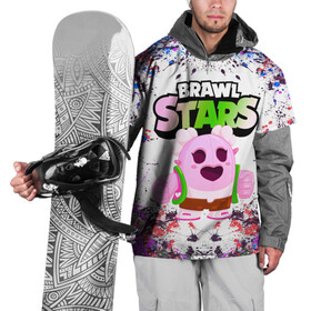 Накидка на куртку 3D с принтом Sakura Spike Brawl Stars в Курске, 100% полиэстер |  | brawl | brawl stars | sakura spike | spike | бравл | бравл кактус | бравл старс | кактус | сакура спайк | спайк | спайк бравл старс