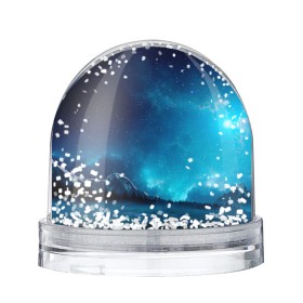 Снежный шар с принтом Ночное поле в Курске, Пластик | Изображение внутри шара печатается на глянцевой фотобумаге с двух сторон | горы | звёздное небо | небо | ночь | облака | поле