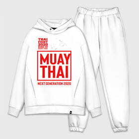 Мужской костюм хлопок OVERSIZE с принтом MUAY THAI в Курске,  |  | boxing | fight | kickboxing | mma | muay thai | боец | бокс | мма | муай тай | тайский бокс
