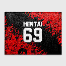 Обложка для студенческого билета с принтом HENTAI [02] в Курске, натуральная кожа | Размер: 11*8 см; Печать на всей внешней стороне | ahegao | anime | japan | manga | sempai | senpai | аниме | ахегао | лицо | манга | семпай | сенпай | япония