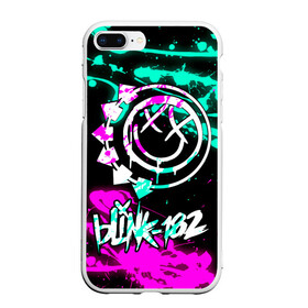 Чехол для iPhone 7Plus/8 Plus матовый с принтом Blink-182 (6) в Курске, Силикон | Область печати: задняя сторона чехла, без боковых панелей | blink | music | rock | блинк | музыка | рок