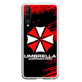 Чехол для Honor P30 с принтом Umbrella Corporation в Курске, Силикон | Область печати: задняя сторона чехла, без боковых панелей | Тематика изображения на принте: resident evil | umbrella corporation | амбрелла | амбрелла корпорейшн | вирус | вымышленная военная и фармацевтическая корпорация | игра | умбрелла