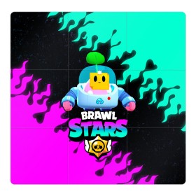 Магнитный плакат 3Х3 с принтом BRAWL STARS (SPROUT) [26] в Курске, Полимерный материал с магнитным слоем | 9 деталей размером 9*9 см | Тематика изображения на принте: 8 bit | android | brawl | brawl stars | clash | clash royale | game | leon | royale | sprout | stars | андроид | игра | кольт | леон | мобильные игры | спраут