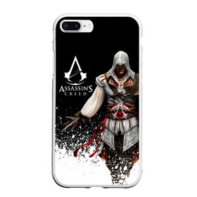 Чехол для iPhone 7Plus/8 Plus матовый с принтом Assassin’s Creed [04] в Курске, Силикон | Область печати: задняя сторона чехла, без боковых панелей | Тематика изображения на принте: ezio | game | ubisoft | ассасин крид | кредо ассасина | эцио