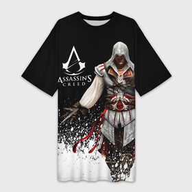 Платье-футболка 3D с принтом Assassin’s Creed  [04] в Курске,  |  | ezio | game | ubisoft | ассасин крид | кредо ассасина | эцио