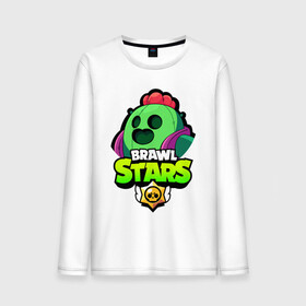 Мужской лонгслив хлопок с принтом BRAWL STARS SPIKE в Курске, 100% хлопок |  | bibi | brawl stars | coach mike | crow | leon | leon shark | max | mecha crow | mr.p | phoenix | sally leon | spike | sprout | unicorn | virus 8 bit | werewolf | ворон | оборотень | пингвин