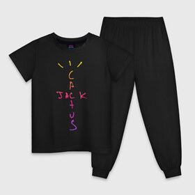 Детская пижама хлопок с принтом TRAVIS SCOTT в Курске, 100% хлопок |  брюки и футболка прямого кроя, без карманов, на брюках мягкая резинка на поясе и по низу штанин
 | fortnite | fortnite 2 | fortnite x маршмелло | ikonik | marshmello | ninja | ninja streamer | travis scott | иконик | ниндзя | пили | трэвис скотт | фортнайт | фортнайт 2 | фортнайт глава 2