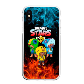 Чехол для iPhone XS Max матовый с принтом Brawl Stars Leon Trio в Курске, Силикон | Область печати: задняя сторона чехла, без боковых панелей | 3 леона | brawl stars | brawl stars leon | leon | leon green | leon sally | leon shark | бравл старс | леон | леон акула | леон огонь | леон салли | леон старс | леоны