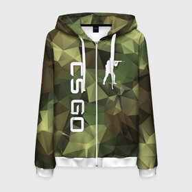 Мужская толстовка 3D на молнии с принтом CS GO CAMOUFLAGE в Курске, 100% полиэстер | длина до линии бедра, манжеты и пояс оформлены мягкой тканевой резинкой, двухслойный капюшон со шнурком для регулировки, спереди молния, по бокам два кармана | astralis | awp | counter strike | cs go | cs go global offensive | cs:go | faze clan | hyper beast | team liquid | астралис | кс го | тим ликвид | фейз клан | хайпер бист