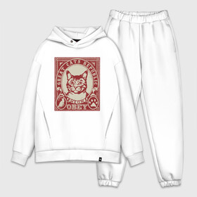 Мужской костюм хлопок OVERSIZE с принтом Cats Republic в Курске,  |  | animal | cat | cute | kitty | meow | obey | друг | животные | киска | китти | кот | котенок | котик | кошечка | кошка | лев | леопард | милый | мур | мяу | пантера | питомец | рысь | тигр | улыбка