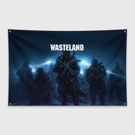 Флаг-баннер с принтом Wasteland 3 в Курске, 100% полиэстер | размер 67 х 109 см, плотность ткани — 95 г/м2; по краям флага есть четыре люверса для крепления | game wasteland 3 | post apocalyptic | wasteland | wasteland 2 | wasteland 3 | вастеленд | вестерленд | вестленд | вэстелэнд | игра wasteland | постапакалипсис | пустошь | ядерная зима