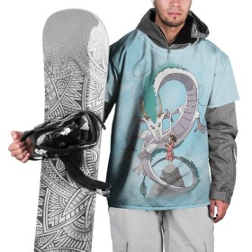 Накидка на куртку 3D с принтом Унесённые призраками в Курске, 100% полиэстер |  | Тематика изображения на принте: studio ghibli | аниме | унесённые призраками | хаяо миядзаки