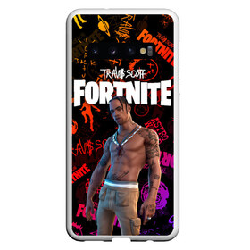 Чехол для Samsung Galaxy S10 с принтом TRAVIS SCOTT+FORTNITE в Курске, Силикон | Область печати: задняя сторона чехла, без боковых панелей | Тематика изображения на принте: america | astro jack | astroworld | cactus jack | fortnite | fortnite 2 | fortnite х | rap | travis scott | usa | wish you were here | америка | астро джек | зарубежный реп | кактус джек | реп | сша | трэвис скотт | фортнайт | фортнайт 2