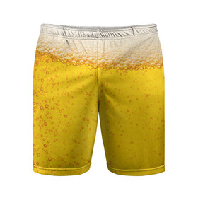 Мужские шорты спортивные с принтом Пиво в Курске,  |  | пенное | хмельное