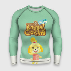 Мужской рашгард 3D с принтом Animal Crossing в Курске,  |  | animal crossing | isabelle | tom nook | энимал кроссинг
