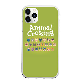 Чехол для iPhone 11 Pro Max матовый с принтом Animal Crossing в Курске, Силикон |  | animal crossing | isabelle | tom nook | энимал кроссинг