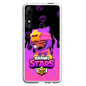 Чехол для Honor P Smart Z с принтом Sandy BRAWL STARS в Курске, Силикон | Область печати: задняя сторона чехла, без боковых панелей | brawl stars | brawl stars sandy | legendary brawler | leon | leon shark | sandy | shark | stars | акула | бравл стар сэнди | леон акула | сенди | сэнди