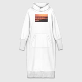 Платье удлиненное хлопок с принтом BEACH в Курске,  |  | sochi | закат | пляж | сочи