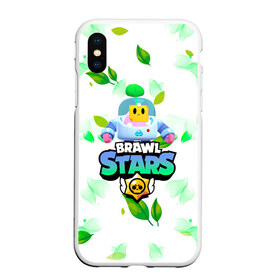 Чехол для iPhone XS Max матовый с принтом Sprout Brawl Stars в Курске, Силикон | Область печати: задняя сторона чехла, без боковых панелей | brawl | brawl stars | sprout | бравл | бравл старс | росток | спраут | спраут brawl stars | спроут