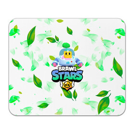 Коврик для мышки прямоугольный с принтом Sprout Brawl Stars в Курске, натуральный каучук | размер 230 х 185 мм; запечатка лицевой стороны | brawl | brawl stars | sprout | бравл | бравл старс | росток | спраут | спраут brawl stars | спроут