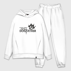 Мужской костюм хлопок OVERSIZE с принтом The Dogfather в Курске,  |  | amimals | dog | doggy | woof | арт | боксер | бульдог | бультерьер | волк | гав | доберман | дог | долматинец | друг | животные | йорк | картинка | мопс | овчарка | пёс | песик | питомец | пудель | рисунок | сенбернар