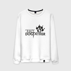 Мужской свитшот хлопок с принтом The Dogfather в Курске, 100% хлопок |  | amimals | dog | doggy | woof | арт | боксер | бульдог | бультерьер | волк | гав | доберман | дог | долматинец | друг | животные | йорк | картинка | мопс | овчарка | пёс | песик | питомец | пудель | рисунок | сенбернар