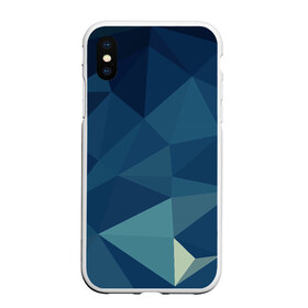 Чехол для iPhone XS Max матовый с принтом DARK BLUE в Курске, Силикон | Область печати: задняя сторона чехла, без боковых панелей | Тематика изображения на принте: geometry | kaleidoscope | pattern | pilygon | polyscape | space | textures | tie dye | абстракт | броня | вселенная | геометрия | города | каледоскоп | космос | паттерн | полигон | полискейп | природа | тай дай | текстура | текстуры