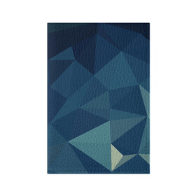 Обложка для паспорта матовая кожа с принтом DARK BLUE в Курске, натуральная матовая кожа | размер 19,3 х 13,7 см; прозрачные пластиковые крепления | geometry | kaleidoscope | pattern | pilygon | polyscape | space | textures | tie dye | абстракт | броня | вселенная | геометрия | города | каледоскоп | космос | паттерн | полигон | полискейп | природа | тай дай | текстура | текстуры