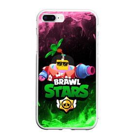 Чехол для iPhone 7Plus/8 Plus матовый с принтом СПРАУТ BRAWL STARS в Курске, Силикон | Область печати: задняя сторона чехла, без боковых панелей | brawl | brawl stars | brawl stars sprout | clash | sprout | tropical sprout | бравл старс | игра | мобильные игры | спраут | тропический спрут