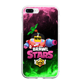 Чехол для iPhone 7Plus/8 Plus матовый с принтом СПРАУТ BRAWL STARS в Курске, Силикон | Область печати: задняя сторона чехла, без боковых панелей | brawl | brawl stars | brawl stars sprout | clash | sprout | tropical sprout | бравл старс | игра | мобильные игры | спраут | тропический спрут