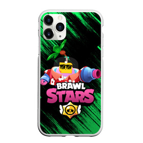 Чехол для iPhone 11 Pro матовый с принтом СПРАУТ BRAWL STARS в Курске, Силикон |  | brawl | brawl stars | brawl stars sprout | clash | sprout | tropical sprout | бравл старс | игра | мобильные игры | спраут | тропический спрут