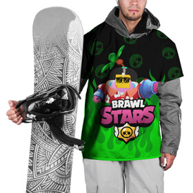 Накидка на куртку 3D с принтом СПРАУТ BRAWL STARS в Курске, 100% полиэстер |  | brawl | brawl stars | brawl stars sprout | clash | sprout | tropical sprout | бравл старс | игра | мобильные игры | спраут | тропический спрут