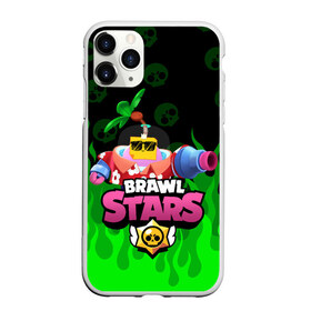 Чехол для iPhone 11 Pro матовый с принтом СПРАУТ BRAWL STARS в Курске, Силикон |  | brawl | brawl stars | brawl stars sprout | clash | sprout | tropical sprout | бравл старс | игра | мобильные игры | спраут | тропический спрут