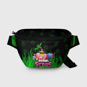 Поясная сумка 3D с принтом СПРАУТ BRAWL STARS в Курске, 100% полиэстер | плотная ткань, ремень с регулируемой длиной, внутри несколько карманов для мелочей, основное отделение и карман с обратной стороны сумки застегиваются на молнию | brawl | brawl stars | brawl stars sprout | clash | sprout | tropical sprout | бравл старс | игра | мобильные игры | спраут | тропический спрут