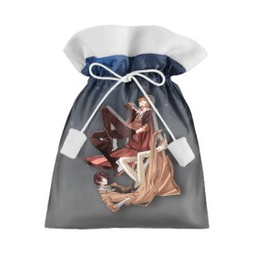 Подарочный 3D мешок с принтом Дазай и Чуя в Курске, 100% полиэстер | Размер: 29*39 см | Тематика изображения на принте: bungou stray dogs | аниме | великие из бродячих псов | дазай и чуя