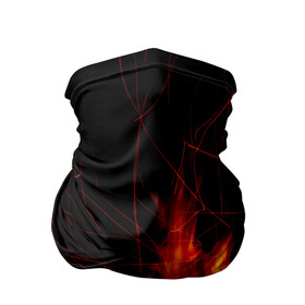 Бандана-труба 3D с принтом Ночной костер в лесу в Курске, 100% полиэстер, ткань с особыми свойствами — Activecool | плотность 150‒180 г/м2; хорошо тянется, но сохраняет форму | дрова | искры | ночь | огонь