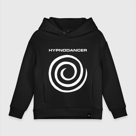 Детское худи Oversize хлопок с принтом HYPNODANCER в Курске, френч-терри — 70% хлопок, 30% полиэстер. Мягкий теплый начес внутри —100% хлопок | боковые карманы, эластичные манжеты и нижняя кромка, капюшон на магнитной кнопке | Тематика изображения на принте: hypnodancer | hypnodancer little | little big | uno | группа little big | литл биг | надпись