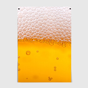 Постер с принтом ЖИВОЕ ПЕННОЕ в Курске, 100% бумага
 | бумага, плотность 150 мг. Матовая, но за счет высокого коэффициента гладкости имеет небольшой блеск и дает на свету блики, но в отличии от глянцевой бумаги не покрыта лаком | beer | бир | напитки | пенное