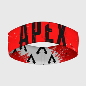 Повязка на голову 3D с принтом APEX LEGENDS в Курске,  |  | apex | apex legends | battle | battle royal | bloodhound | titanfall | wraith | апекс | апекс легендс | батл рояль | битва | война | каустик | королевская битва