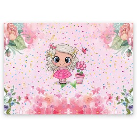 Поздравительная открытка с принтом Маленькая принцесса в Курске, 100% бумага | плотность бумаги 280 г/м2, матовая, на обратной стороне линовка и место для марки
 | бабочка | девочка | девочке | маленькая | милая | сердечки | цветочки
