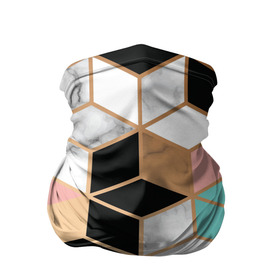 Бандана-труба 3D с принтом кубики в Курске, 100% полиэстер, ткань с особыми свойствами — Activecool | плотность 150‒180 г/м2; хорошо тянется, но сохраняет форму | big picture | иллюзия | картинки | кубики | оптическая | прикольные | тренды
