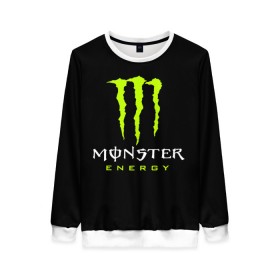 Женский свитшот 3D с принтом MONSTER ENERGY в Курске, 100% полиэстер с мягким внутренним слоем | круглый вырез горловины, мягкая резинка на манжетах и поясе, свободная посадка по фигуре | black monster | bmx | claw | cybersport | energy | monster | monster energy | moto | motocross | race | sport | киберспорт | когти | монстер энерджи | монстр | мото | мотокросс | ралли | скейтбординг | спорт | т | энергия