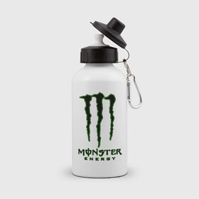 Бутылка спортивная с принтом MONSTER ENERGY в Курске, металл | емкость — 500 мл, в комплекте две пластиковые крышки и карабин для крепления | black monster | bmx | claw | cybersport | energy | monster | monster energy | moto | motocross | race | sport | киберспорт | когти | монстер энерджи | монстр | мото | мотокросс | ралли | скейтбординг | спорт | т | энергия