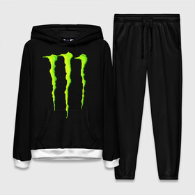 Женский костюм 3D (с толстовкой) с принтом MONSTER ENERGY в Курске,  |  | black monster | bmx | claw | cybersport | energy | monster | monster energy | moto | motocross | race | sport | киберспорт | когти | монстер энерджи | монстр | мото | мотокросс | ралли | скейтбординг | спорт | т | энергия