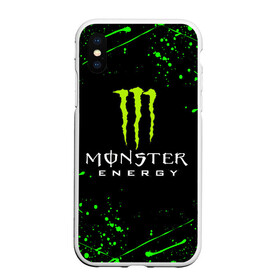 Чехол для iPhone XS Max матовый с принтом MONSTER ENERGY в Курске, Силикон | Область печати: задняя сторона чехла, без боковых панелей | black monster | bmx | claw | cybersport | energy | monster | monster energy | moto | motocross | race | sport | киберспорт | когти | монстер энерджи | монстр | мото | мотокросс | ралли | скейтбординг | спорт | т | энергия