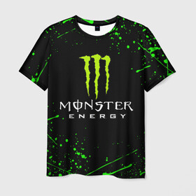 Мужская футболка 3D с принтом MONSTER ENERGY в Курске, 100% полиэфир | прямой крой, круглый вырез горловины, длина до линии бедер | black monster | bmx | claw | cybersport | energy | monster | monster energy | moto | motocross | race | sport | киберспорт | когти | монстер энерджи | монстр | мото | мотокросс | ралли | скейтбординг | спорт | т | энергия