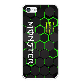 Чехол для iPhone 5/5S матовый с принтом MONSTER ENERGY в Курске, Силикон | Область печати: задняя сторона чехла, без боковых панелей | black monster | bmx | claw | cybersport | energy | monster | monster energy | moto | motocross | race | sport | киберспорт | когти | монстер энерджи | монстр | мото | мотокросс | ралли | скейтбординг | спорт | т | энергия